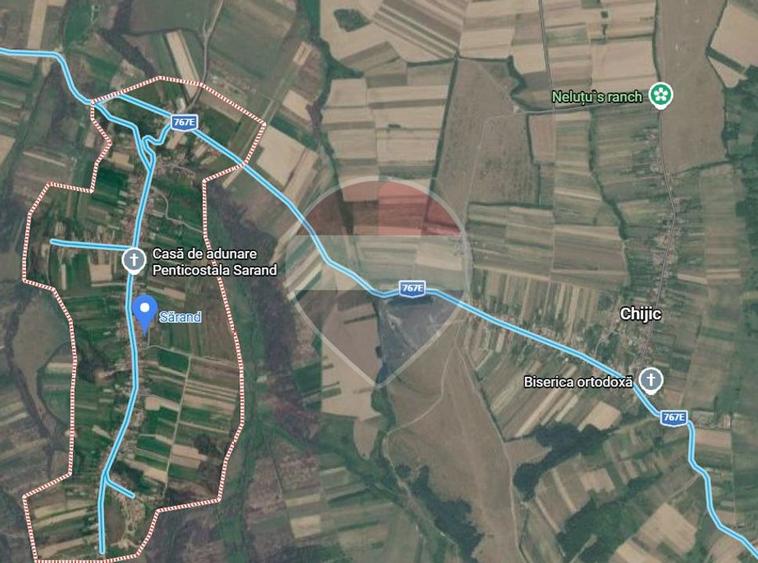 Teren agricol intravilan de 622 mp, în Sărand