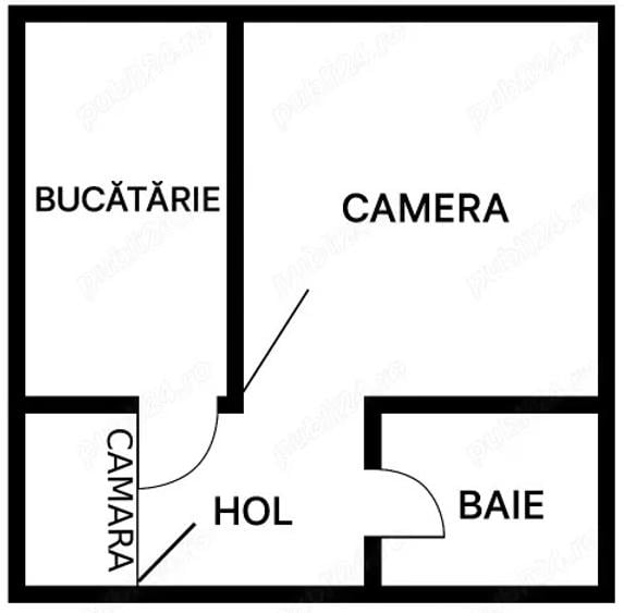 Apartament cu o camera 31 mp decomandat Et 1 Iosia de vanzare - 9