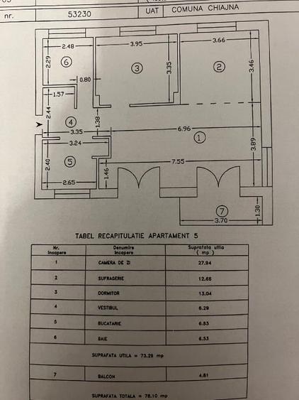 Apartament 3 camere de vânzare în Chiajna etaj 2/3, parcare in contract inclusă - 16