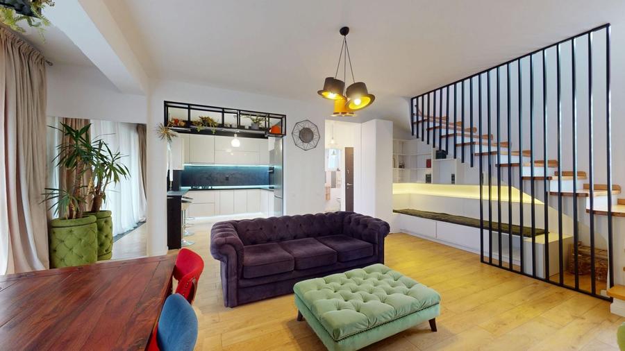 Popesti-Leordeni central vila individuala 130m utili curte 200 mp - 3