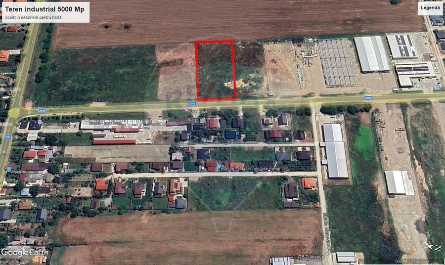 Teren 5.000mp Balotesti cu autorizatie hala - 4