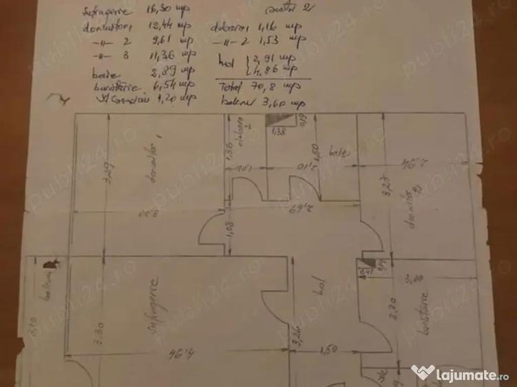 Apartament 4 cam Mazepa 1,et 3 - 9