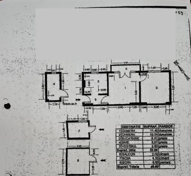 Apartament cu 2 camere situat pe Str Toamnei într-un imobil tip vilă, la etj 1/2 - 10