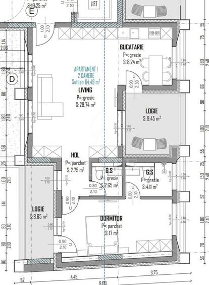 Apartament 2 camere în zona  MARASTI - 1