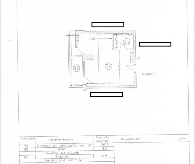 Mamaia Nord Zona Azimuth Studio mobilat utilat cu vedere spre mare de vanzare - 11