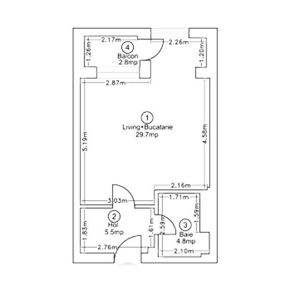 Studio | Ivory Residence | Lux | Nou | Predare Imediata - 2