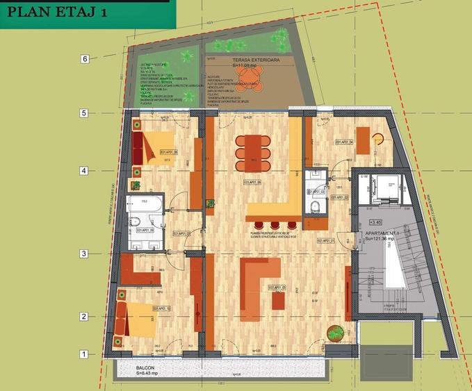 OPORTUNITATE ! Apartament NOU Intreg Etajul Vanzare ! Dacia Eminescu - 4