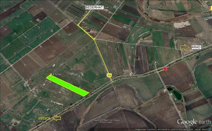 4,5 ha teren arabil Pecica - 1