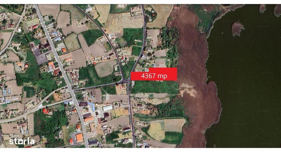 Teren intravilan 4367 mp Salcioara deschidere la lac - 1