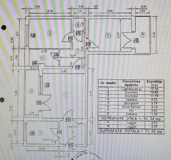 Militari Apartament 3 camere 71 mp bloc reabilitat metrou Gorjului - 10