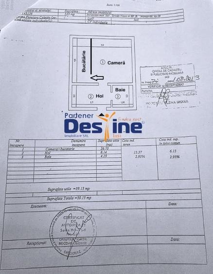 Apartament 1 camera 39 mp mobilat utilat centrala termica noua Cris Estate Visan - 11