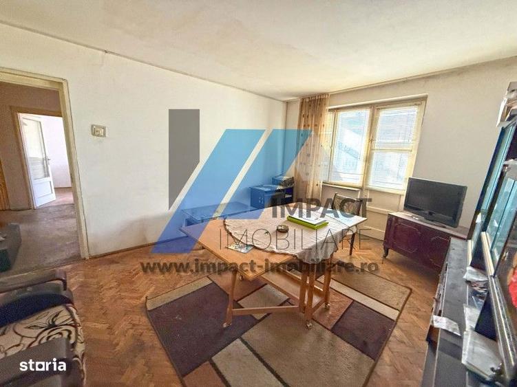 4 camere, etaj 3/4, NEMODERNIZAT, teava gaze la usa,Calea Severinului - 1