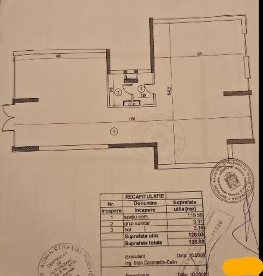 Zona Parcul Carol sp 126 mp inchiriat - 1