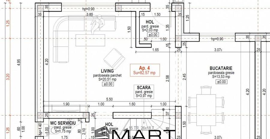 Casa tip Cvadruplex 82 mp teren 170mp cartier Arhitectilor - 6