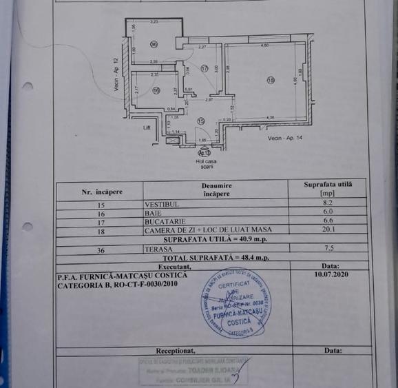 ovidiu-centru,apartament cu 1 cameră,bloc nou - 1