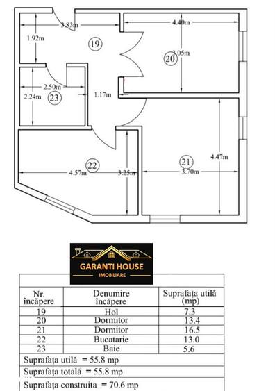 Comision 0%, Bloc nou, apartamente de vanzare, de la 1100 + TVA - 7