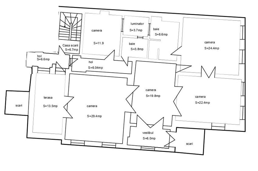 Corp casa deosebit, Serban Voda - Unirii- Biserica Sf Spiridon - 16
