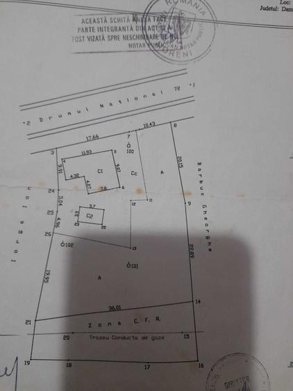 Teren cu Casa de vanzare in localitatea Ion Luca Caragiale pe dn72 - 1