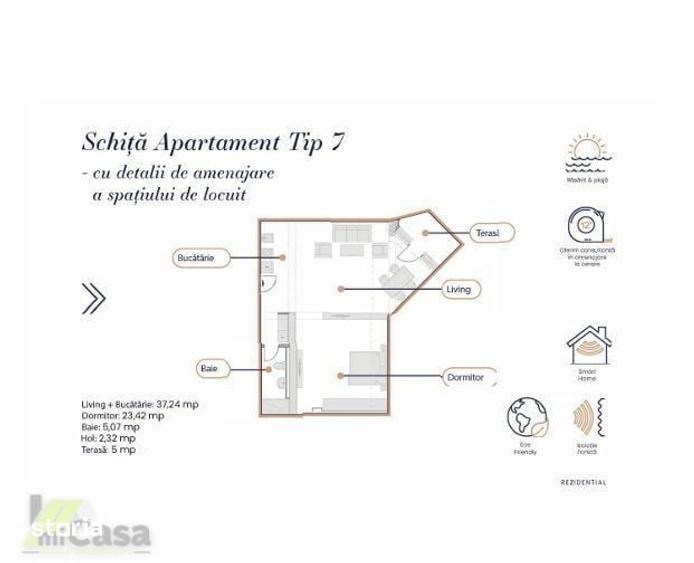 Apartament 2 Camere - Complex Reziden?ial WHITE SEA - Mamaia - 11
