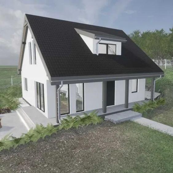 Teren cu proiect de casă + autorizație construcție, 18km de Cluj - 1