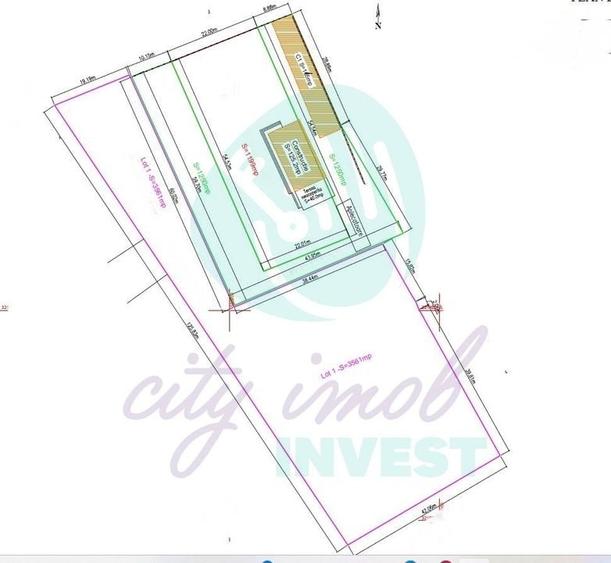 Teren 3000 mp Sos. ALexandriei  stradal deschidere 30 ml - 1