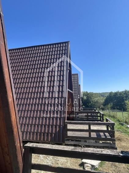 De vanzare 4 cabanute de tip A-frame in Sibiu, teren 829 mp sat Tocile - 7