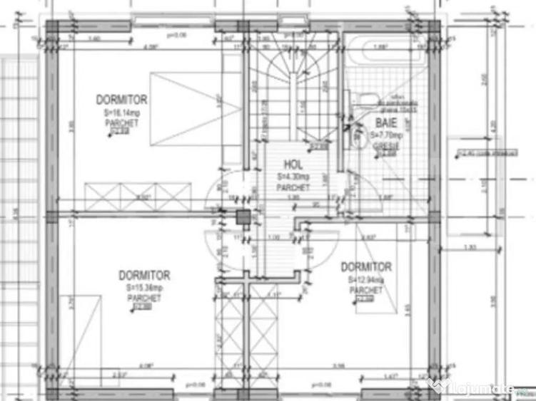Casa cu 4 camere, 120 mp, incalzire in pardoseala, 250 mp de - 3