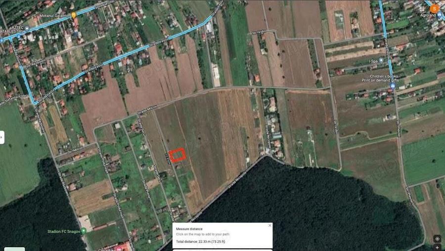 Vind Teren 500mp - Ghermanesti. Snagov - 2