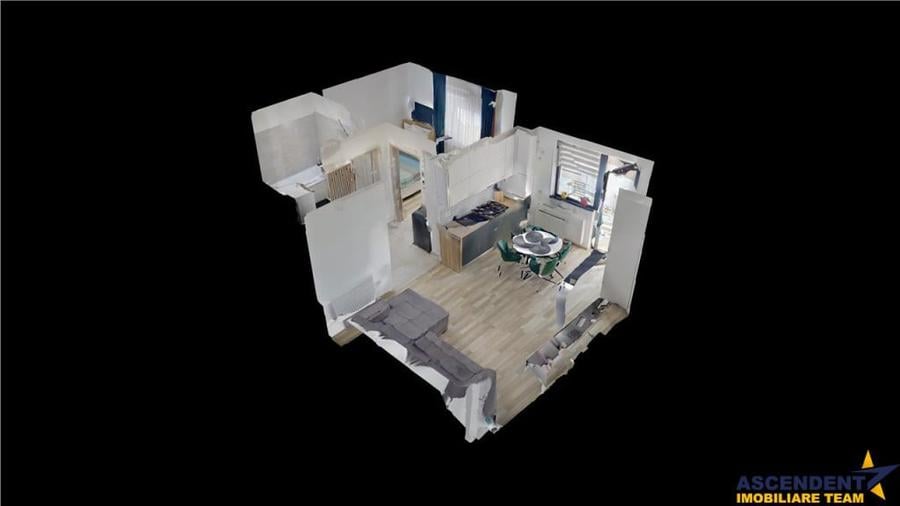 Apartament cu 2 camere decomandat în Central