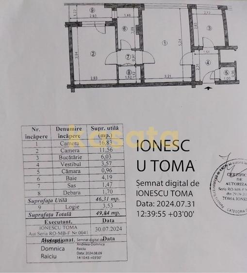 2 camere Baba Novac | Etaj 1 | Bloc reabilitat | 50 mp utili | 94.900 - 15