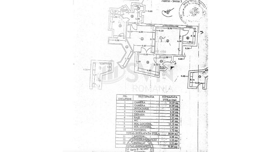 REA1028817 Apartament Unirii - Mantuleasa - fara risc seismic - 12