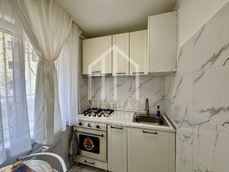 Garsoniera mobilata, 28mp utili, parter inalt, zona Ipas - 1