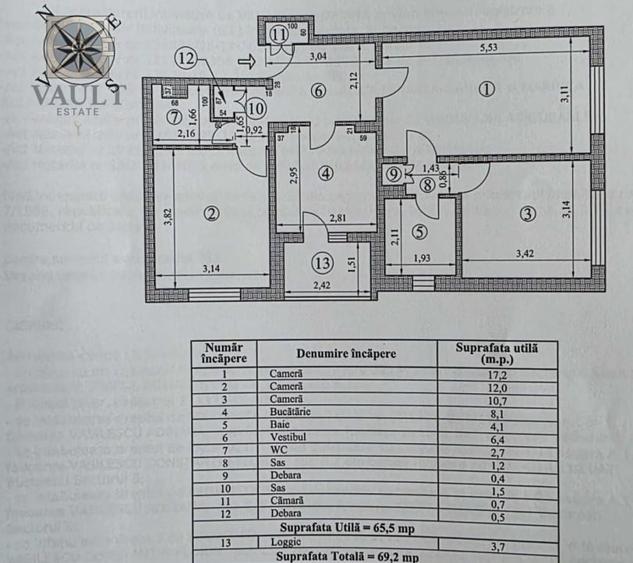 Apartament 3 camere Crangasi - 8