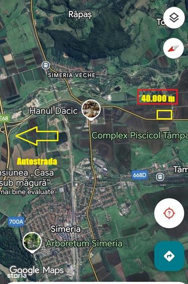 Teren de 40000 mp, în Central