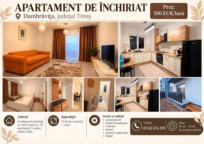 Apartament de inchiriat