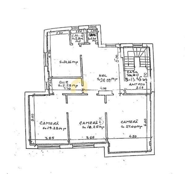 Apartament cu 5 camere în Central