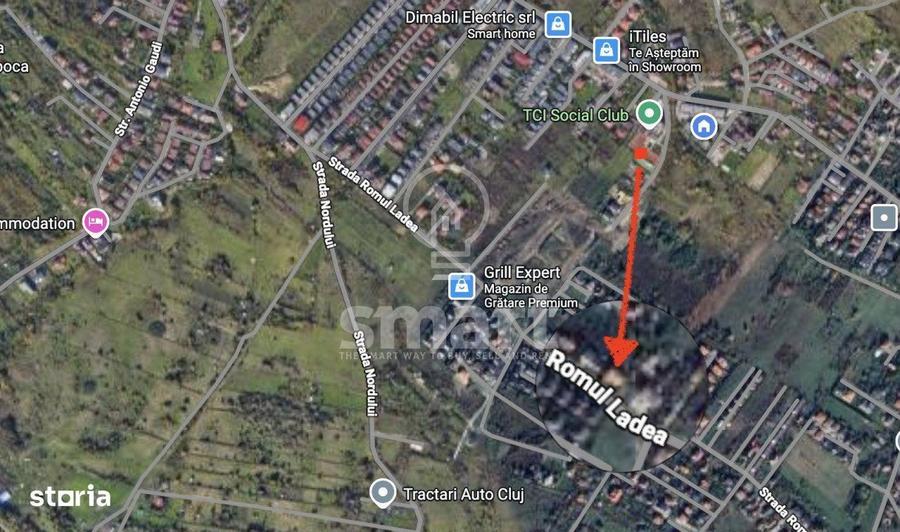 Teren construibil 800mp Borhanci zona Romul Ladea - 1