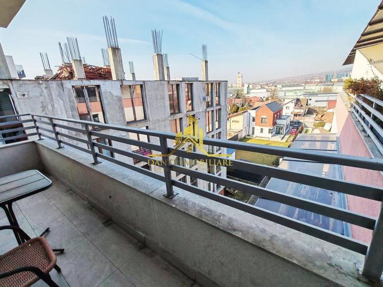 2 camere, mobilat modern, bloc nou, terasa, parcare, Marasti - 14