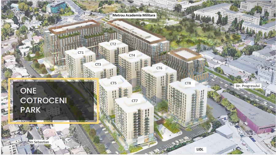 Apartamente cu 3 camere de vanzare in One Cotroceni Park - 1