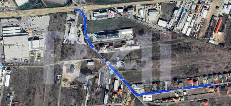 Zona de vile | teren cu utilita?i | sub 150/mp | 5 min de Craiova | - 4