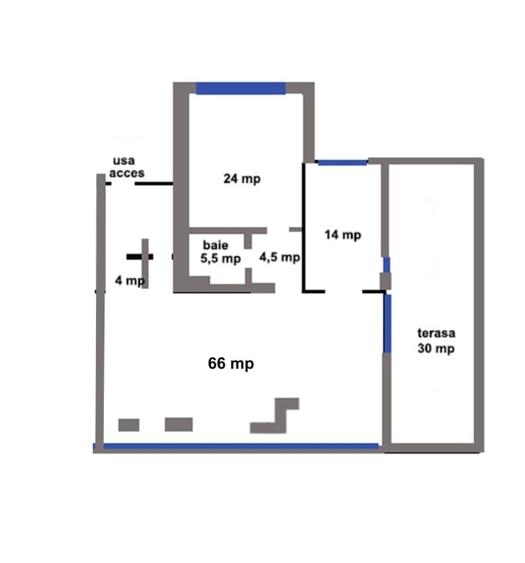 Bd. Unirii apartament spatios , 110 mp + terasa 38 mp - 8