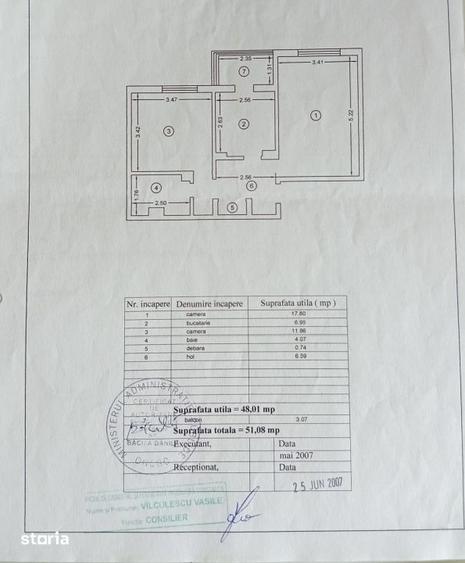Apartament 2 camere decomandat zona Eden, loc de parcare + centrala - 1