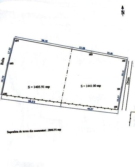 Teren INTRAVILAN cu deschidere la balta - 5