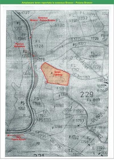 Teren Construcții intravilan de 7364 mp, în Drumul Poienii
