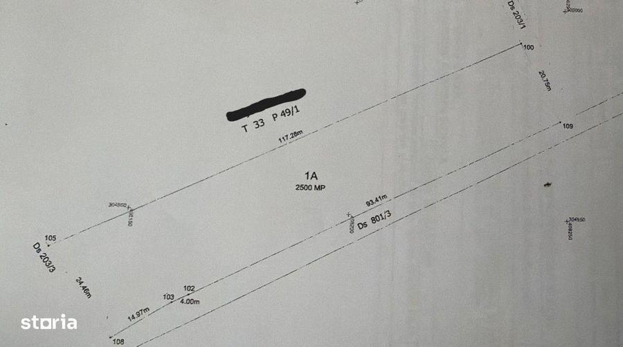 Teren 2500 mp Malu Mare, deschidere la drum asfaltat, vedere spre raul - 2