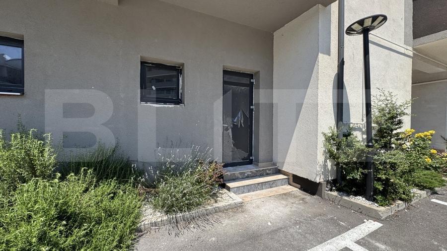 Spatiu comercial parter bloc nou, 109 mp open space, vitrina, terasa, Brestei - 10