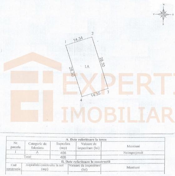 Teren intravilan ideal pentru dezvoltare, situat in Lazu-Șoseaua Cumpenei