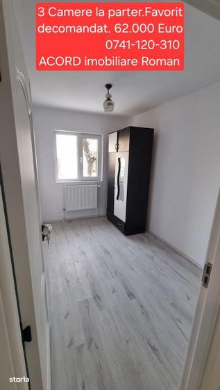 Apartament cu 3 camere decomandat în Central