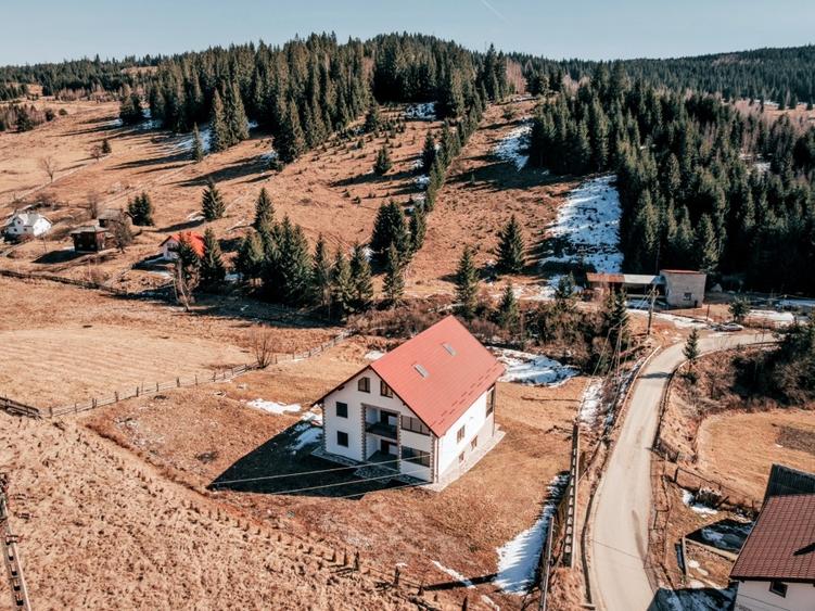Pensiune 9 camere, iaz propriu, 3.808 mp teren -Mestecanis19 min de Vatra Dornei - 16