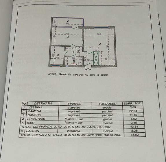 VANZARE APARTAMENT 2 CAMERE-SALA PALATULUI -STR ION CAMPINEANU - 6